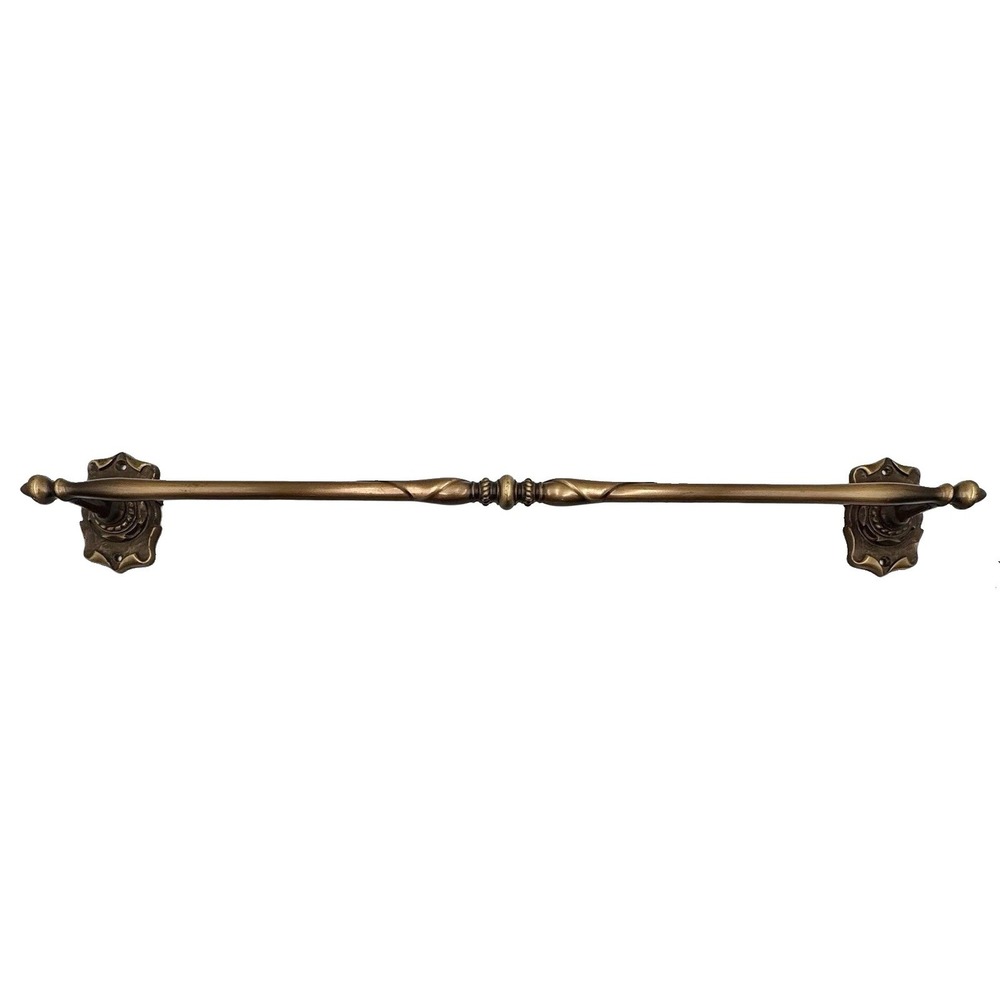 Amerock Carriage House Towel Bar 26" Antique Brass Rub Ornate Bathroom Hardware